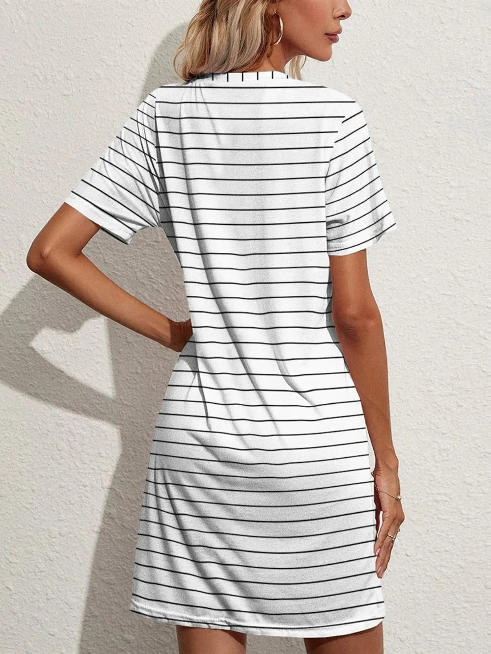 Casual Striped Pocket Dress | Elegant Urban Tank Top – Machello
