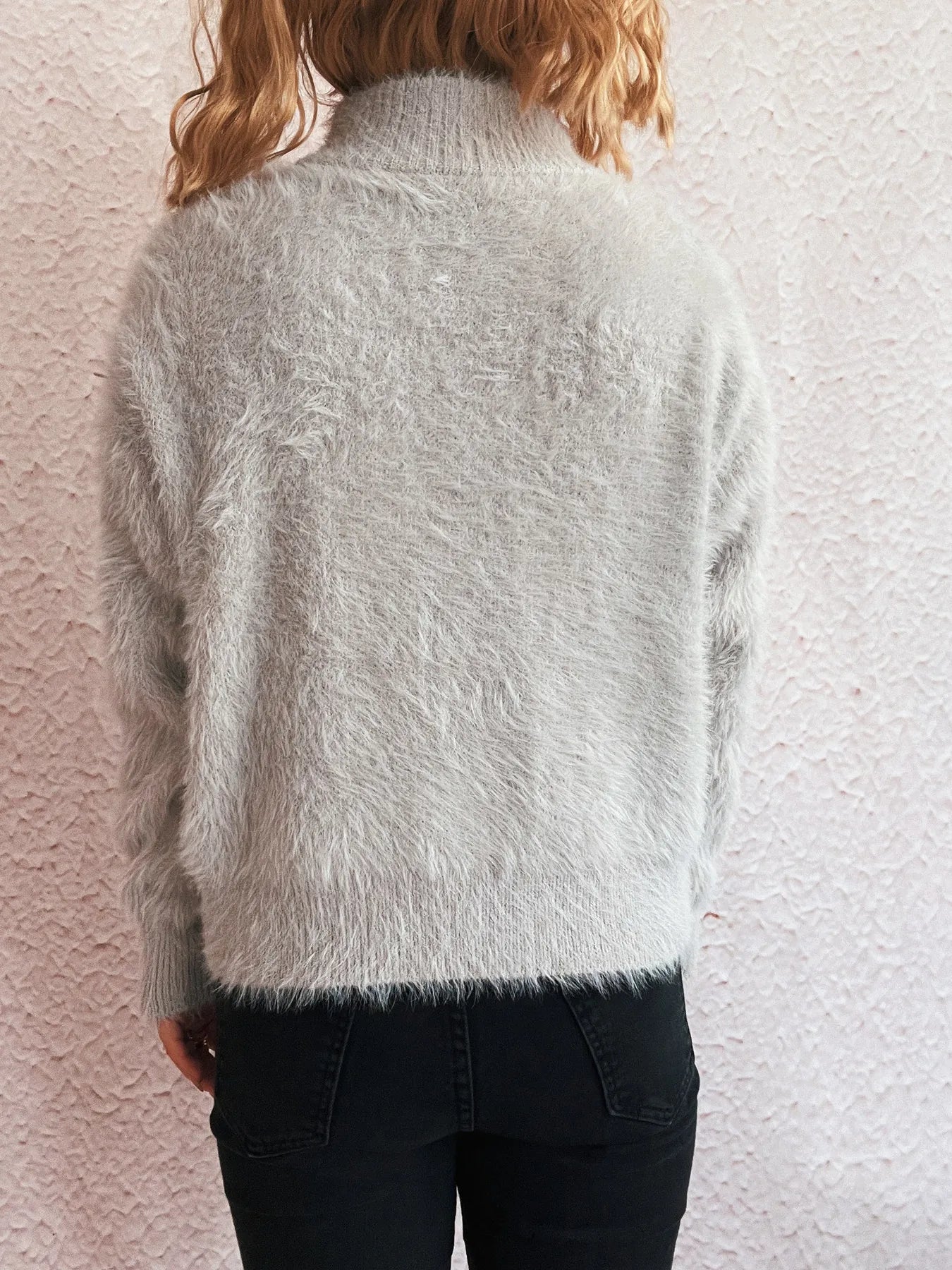 Cozy Fuzzy Half - Zip Sweater | Elegant Urban Tank Top – Machello