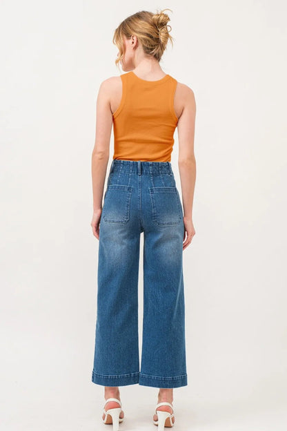 Embroidered Ribbed Tank | Elegant Urban Tank Top – Machello