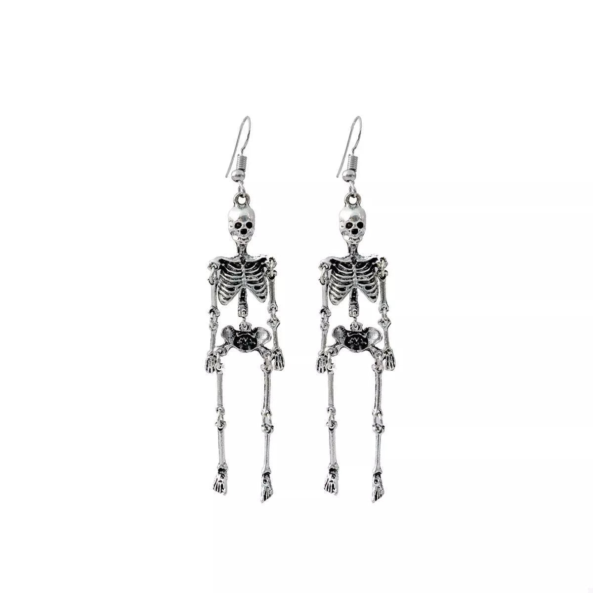 Halloween Skeleton Dangle Earrings | Elegant Urban Tank Top – Machello