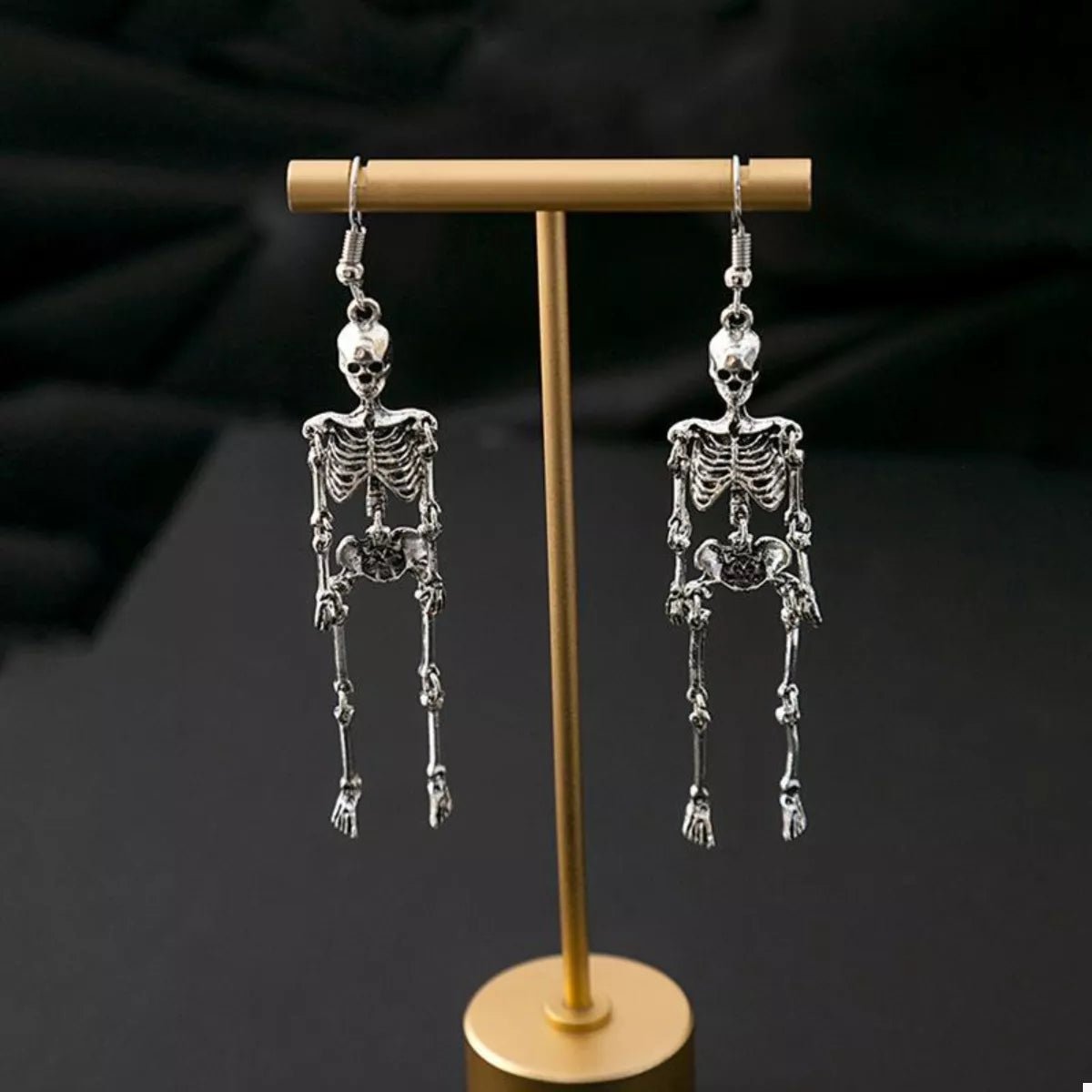 Halloween Skeleton Dangle Earrings | Elegant Urban Tank Top – Machello