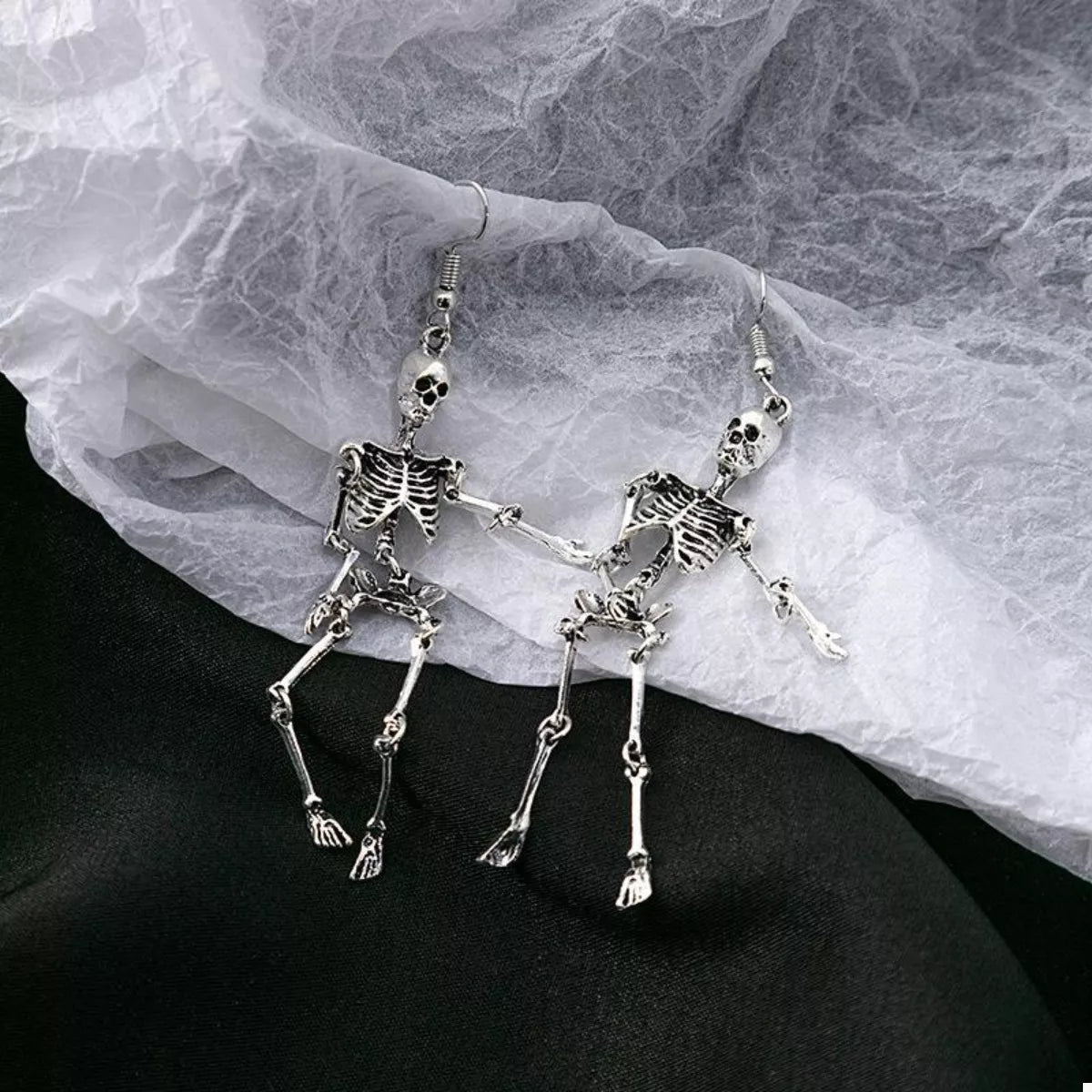 Halloween Skeleton Dangle Earrings | Elegant Urban Tank Top – Machello