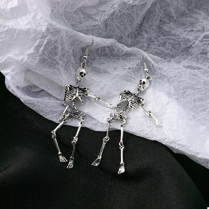 Halloween Skeleton Dangle Earrings | Elegant Urban Tank Top – Machello