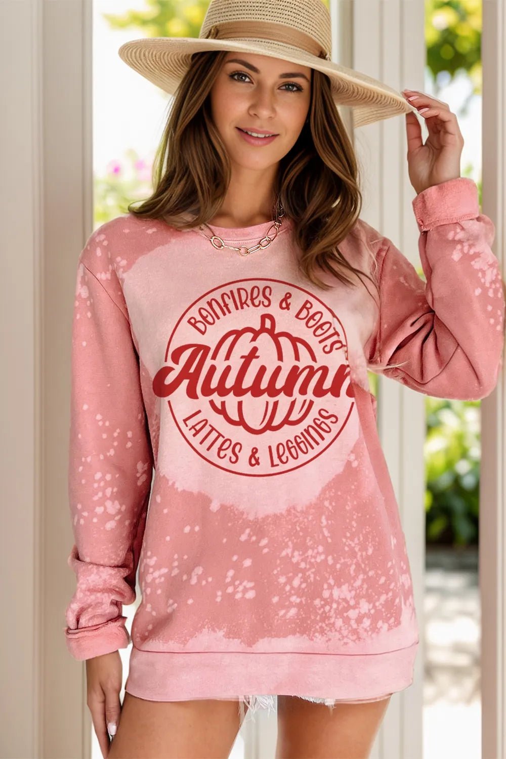 Letter Graphic Long Sleeve Sweatshirt | Elegant Urban Tank Top – Machello