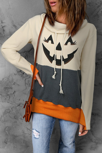 Long Sleeve Jack - O' - Lantern Graphic Sweatshirt | Elegant Urban Tank Top – Machello