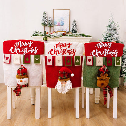 MERRY CHRISTMAS Chair Cover – Festive Holiday Decor | Elegant Urban Tank Top – Machello