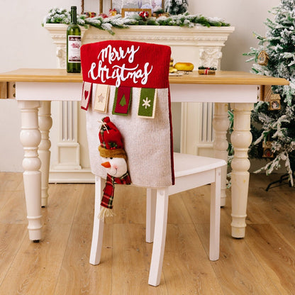 MERRY CHRISTMAS Chair Cover – Festive Holiday Decor | Elegant Urban Tank Top – Machello
