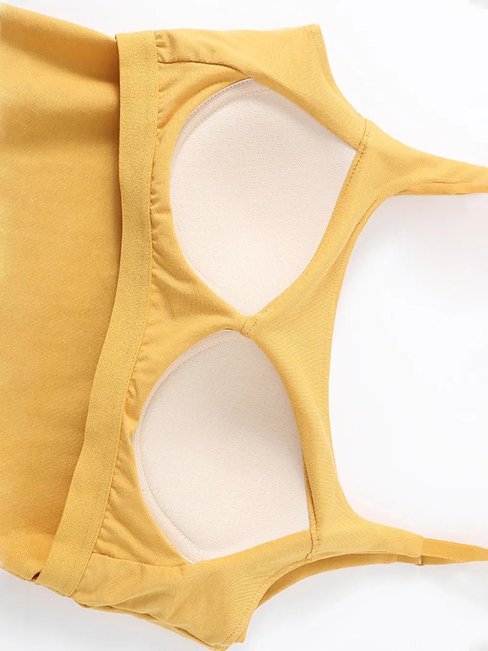 Scoop Neck Cropped Cami with Chest Pads | Elegant Urban Tank Top – Machello