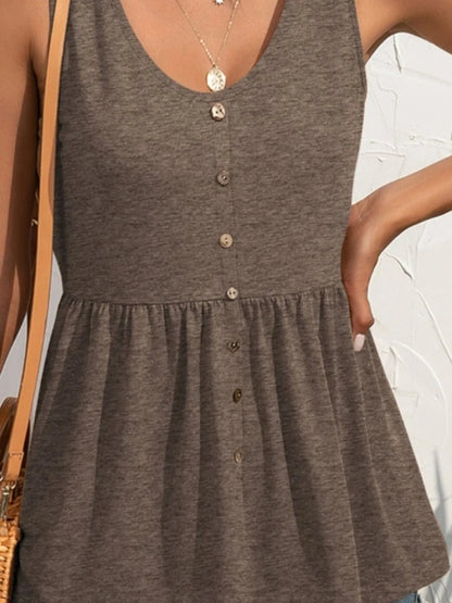 Sleek Wide Strap Everyday Tank | Elegant Urban Tank Top – Machello