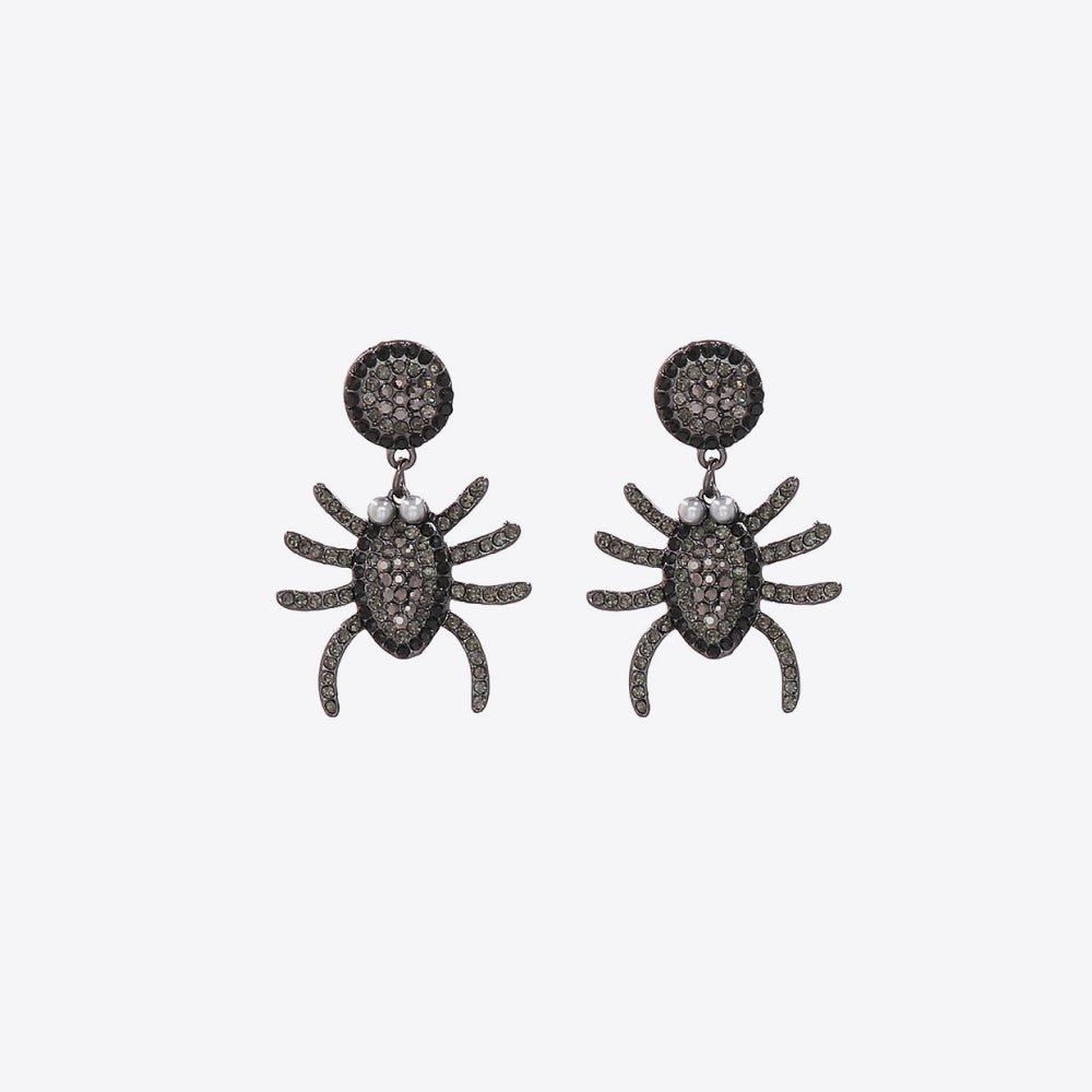 Spider Rhinestone Alloy Earrings | Elegant Urban Tank Top – Machello