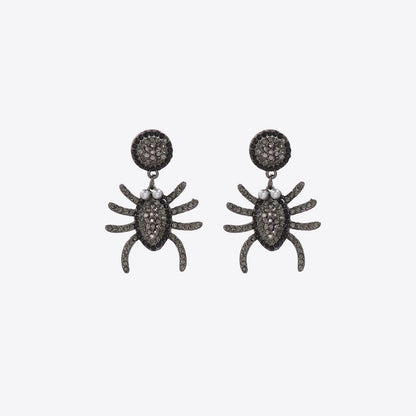 Spider Rhinestone Alloy Earrings | Elegant Urban Tank Top – Machello