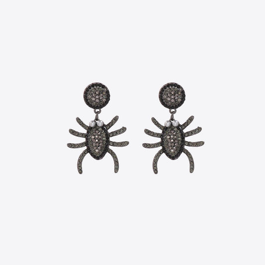 Spider Rhinestone Alloy Earrings | Elegant Urban Tank Top – Machello