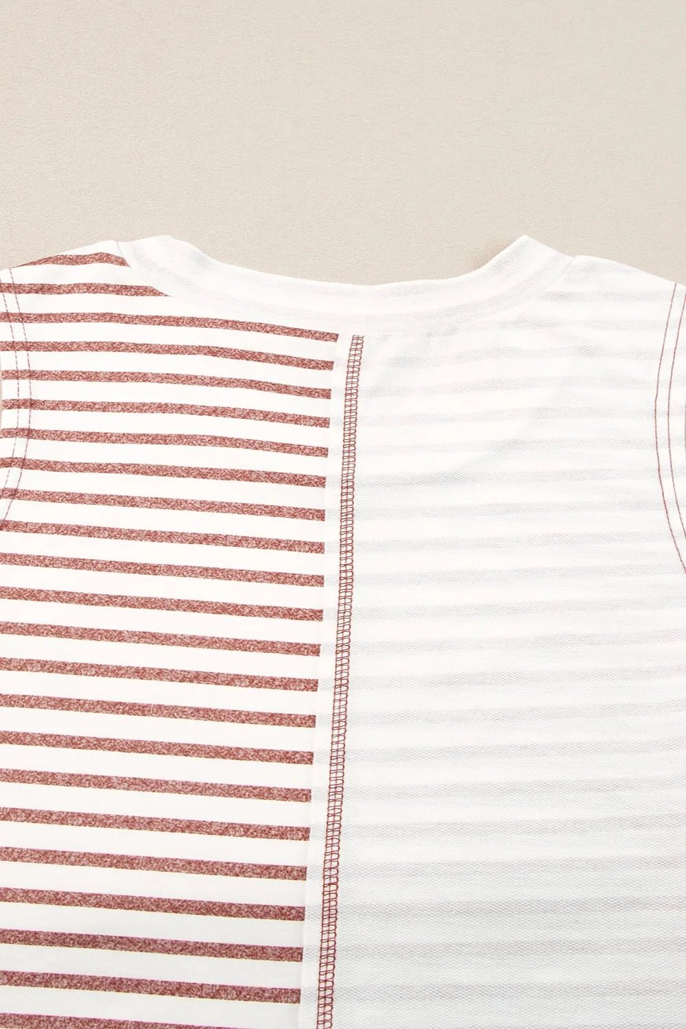 Striped Round Neck Sleeveless Tank | Elegant Urban Tank Top – Machello